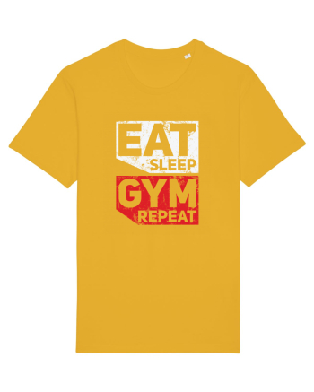 Eat sleep gym repeat Spectra Yellow