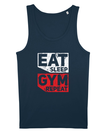 Eat sleep gym repeat Navy