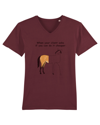 Funny clients Burgundy