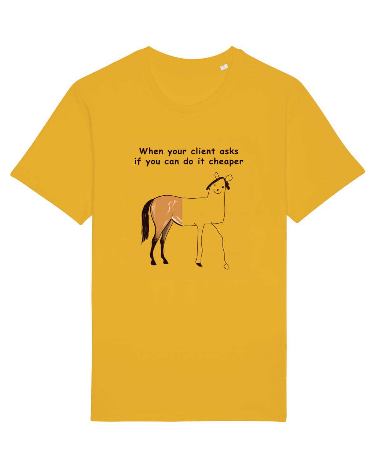 Tricou mânecă scurtă Unisex Rocker Spectra Yellow