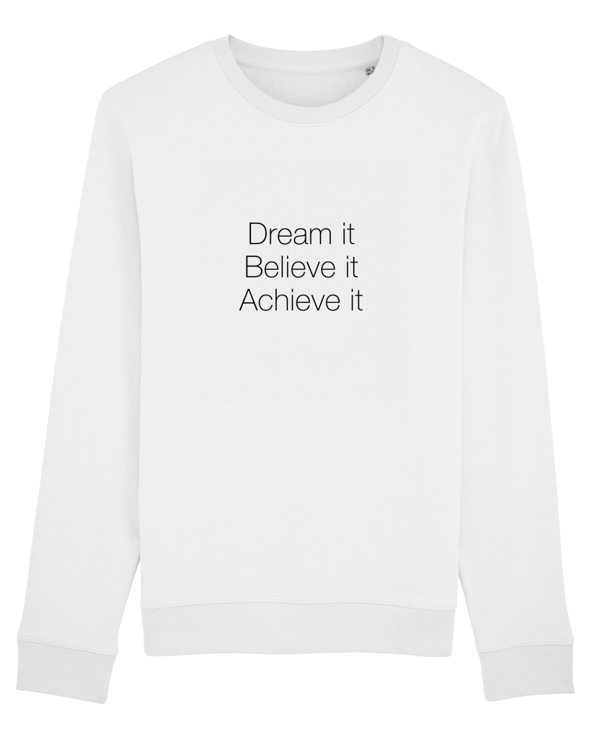 Bluză mânecă lungă Unisex Rise White