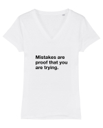 Mistakes Tricou mânecă scurtă guler V Damă Evoker