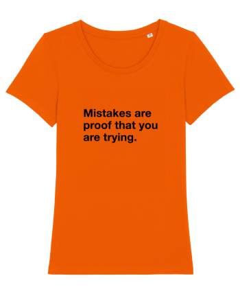 Mistakes Bright Orange