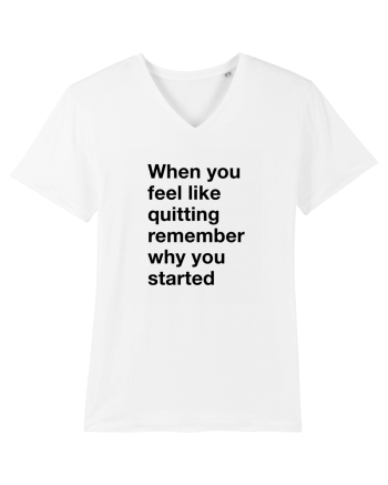 When you feel like quitting White