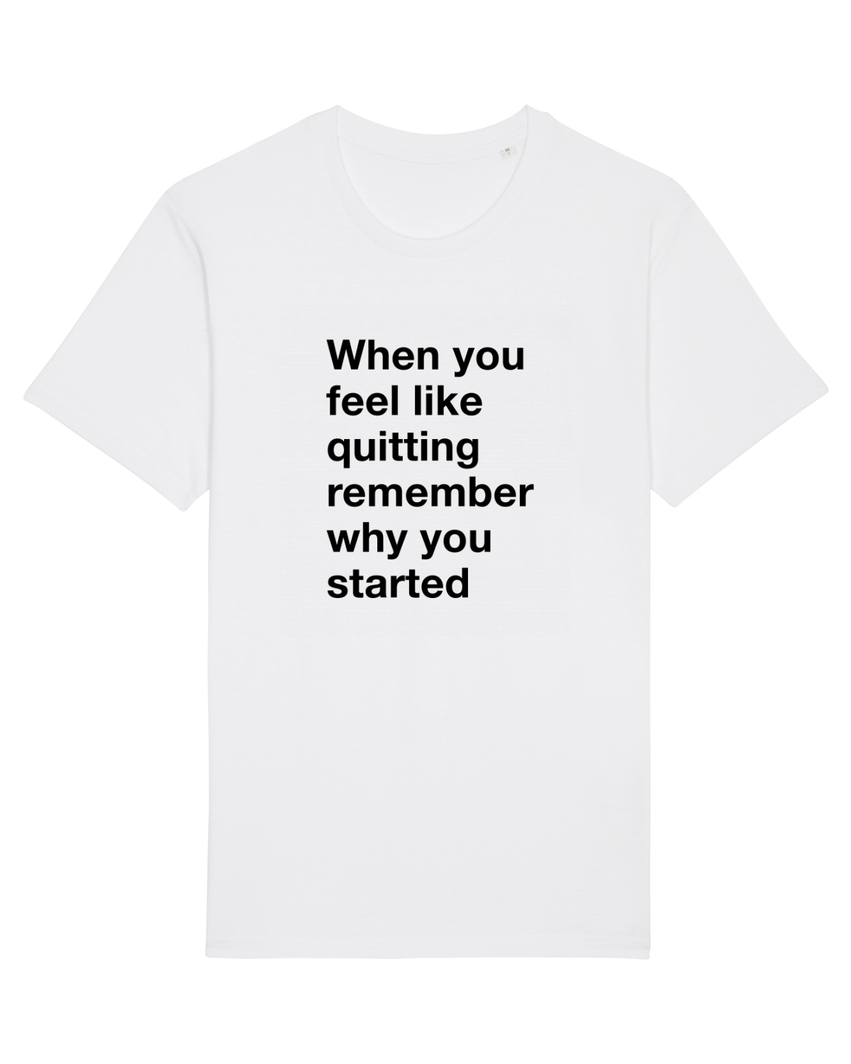 Tricou mânecă scurtă Unisex Rocker White