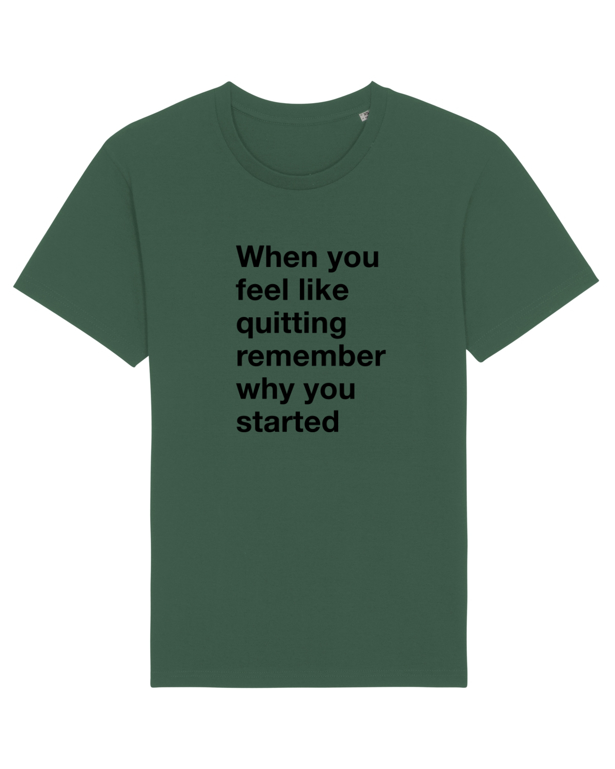 Tricou mânecă scurtă Unisex Rocker Bottle Green