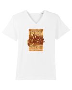 Freedom Classic Motorcycles Tricou mânecă scurtă guler V Bărbat Presenter