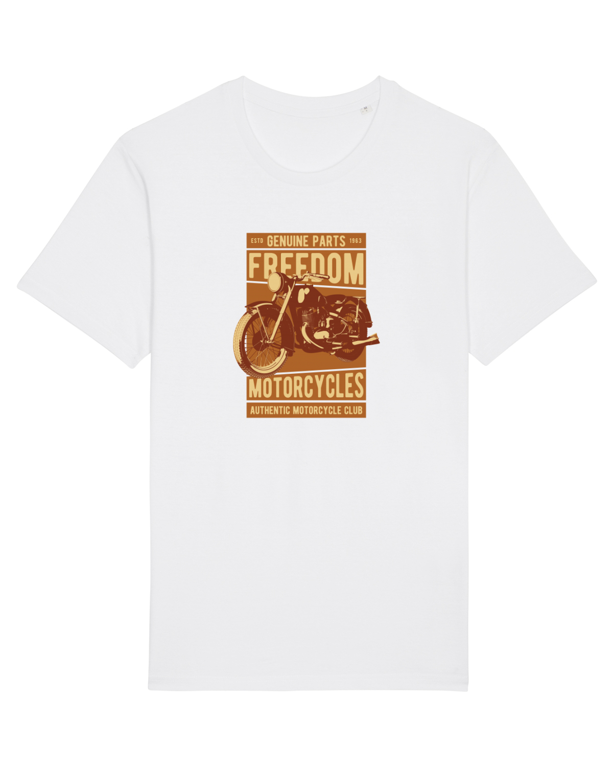 Tricou mânecă scurtă Unisex Rocker White