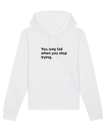 You only fail when you stop trying Hanorac Unisex Drummer