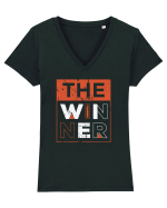 The winner Tricou mânecă scurtă guler V Damă Evoker