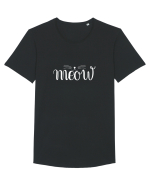 Meow cat Tricou mânecă scurtă guler larg Bărbat Skater