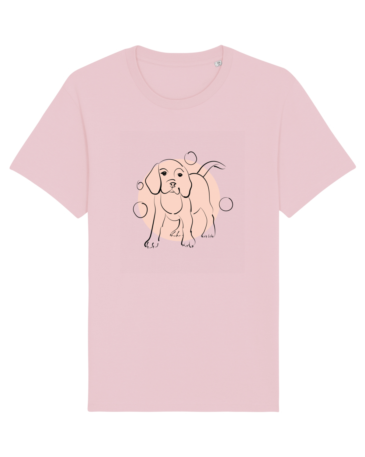 Tricou mânecă scurtă Unisex Rocker Cotton Pink