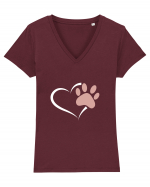 Paw #2 Tricou mânecă scurtă guler V Damă Evoker