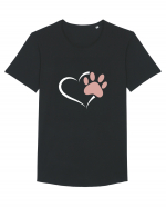 Paw #2 Tricou mânecă scurtă guler larg Bărbat Skater