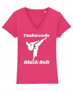 Taekwondo Tricou mânecă scurtă guler V Damă Evoker
