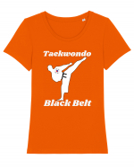 Taekwondo Tricou mânecă scurtă guler larg fitted Damă Expresser