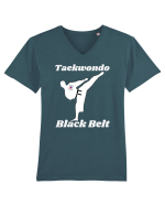 Taekwondo Tricou mânecă scurtă guler V Bărbat Presenter