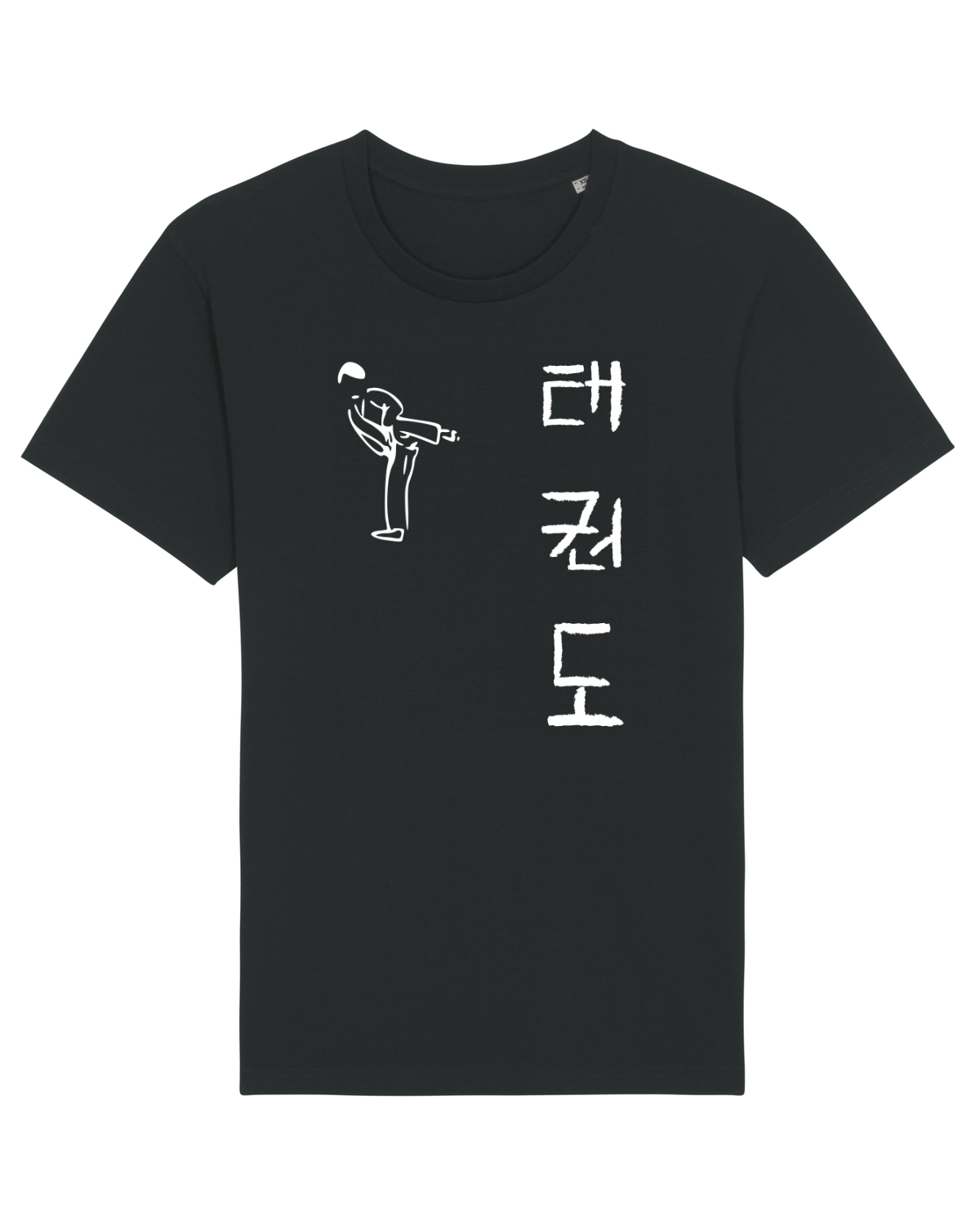 Tricou mânecă scurtă Unisex Rocker Black