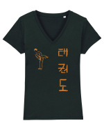Taekwondo Tricou mânecă scurtă guler V Damă Evoker