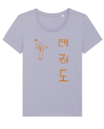Taekwondo Tricou mânecă scurtă guler larg fitted Damă Expresser