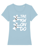 Taekwondo Tricou mânecă scurtă guler larg fitted Damă Expresser