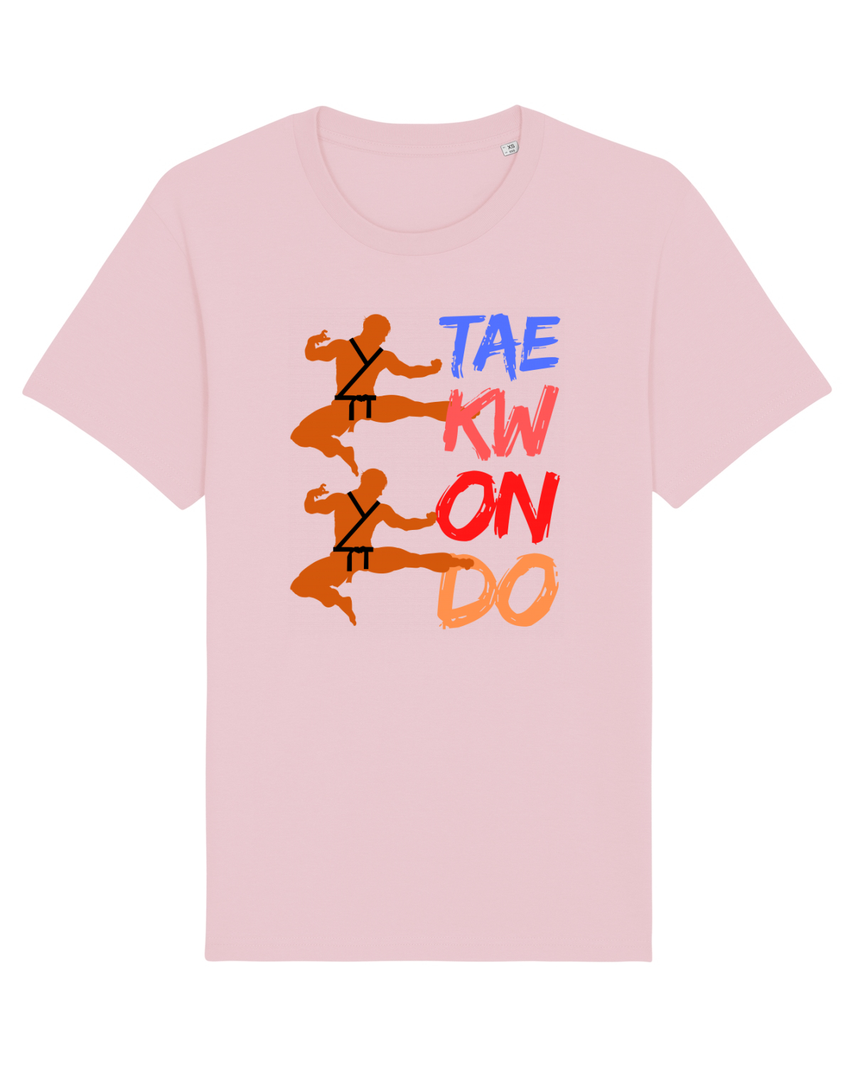 Tricou mânecă scurtă Unisex Rocker Cotton Pink