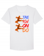 Taekwondo Tricou mânecă scurtă guler larg Bărbat Skater