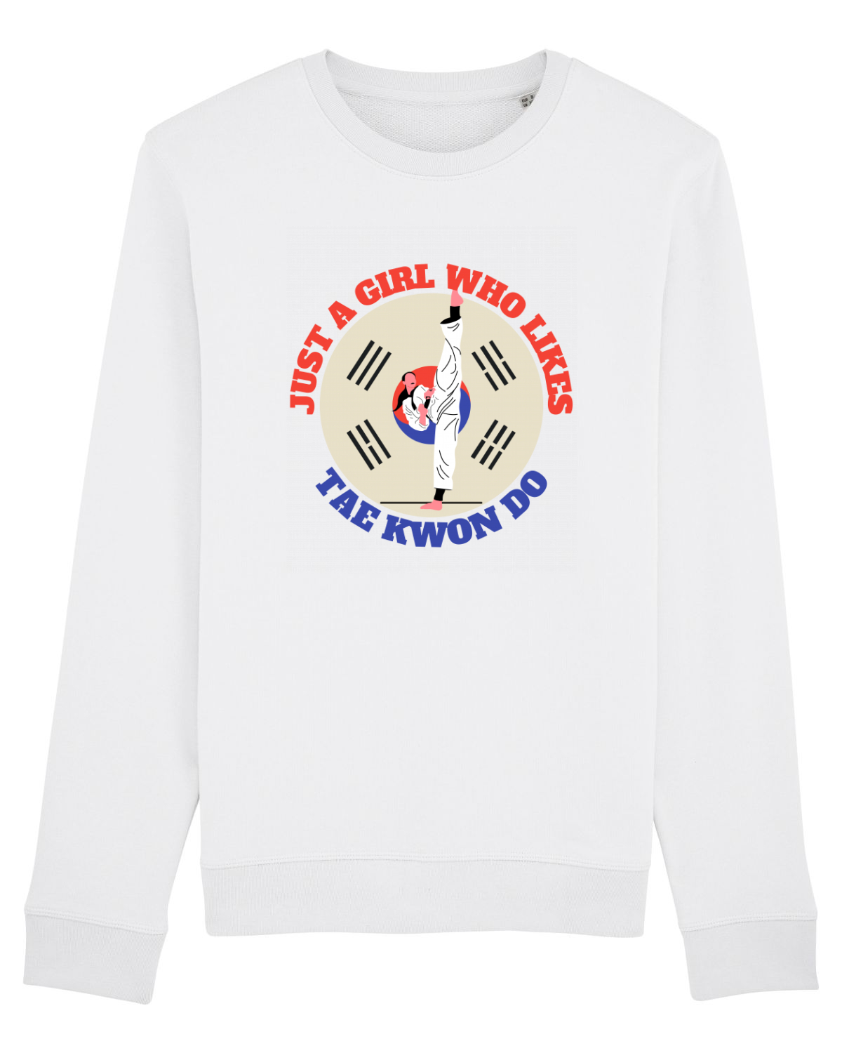 Bluză mânecă lungă Unisex Rise White