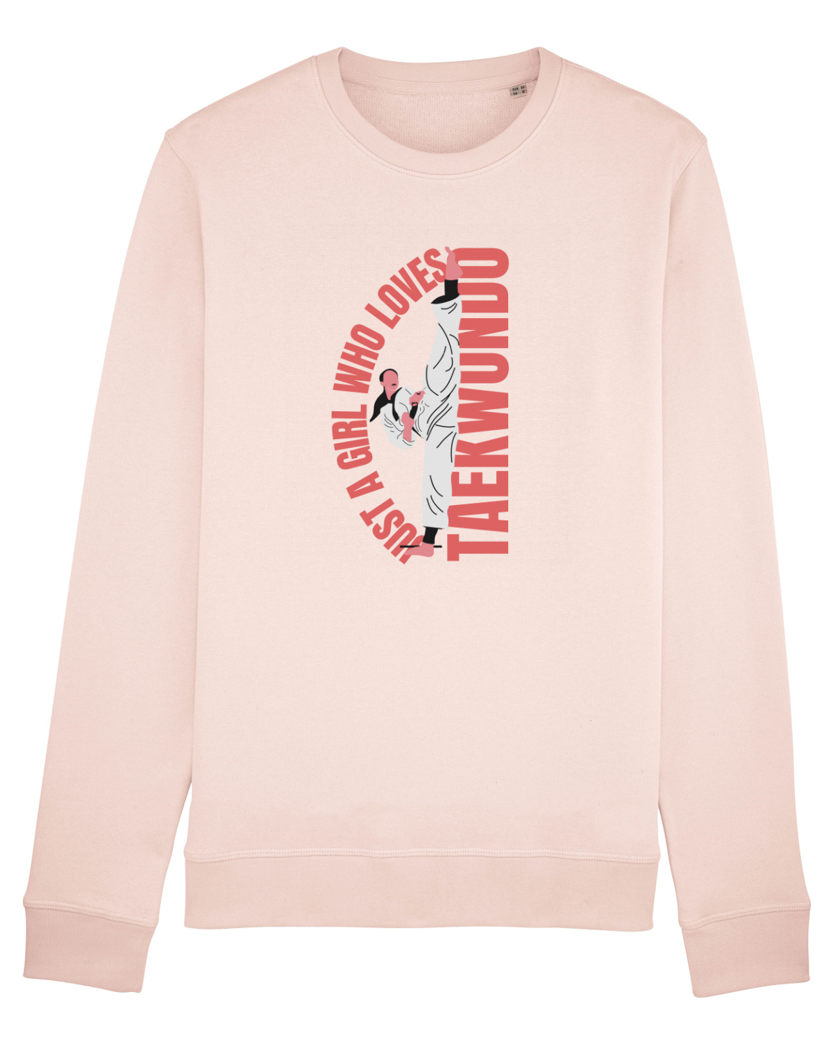 Bluză mânecă lungă Unisex Rise Candy Pink
