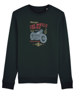 Two Wheels Forever Bobber Bluză mânecă lungă Unisex Rise