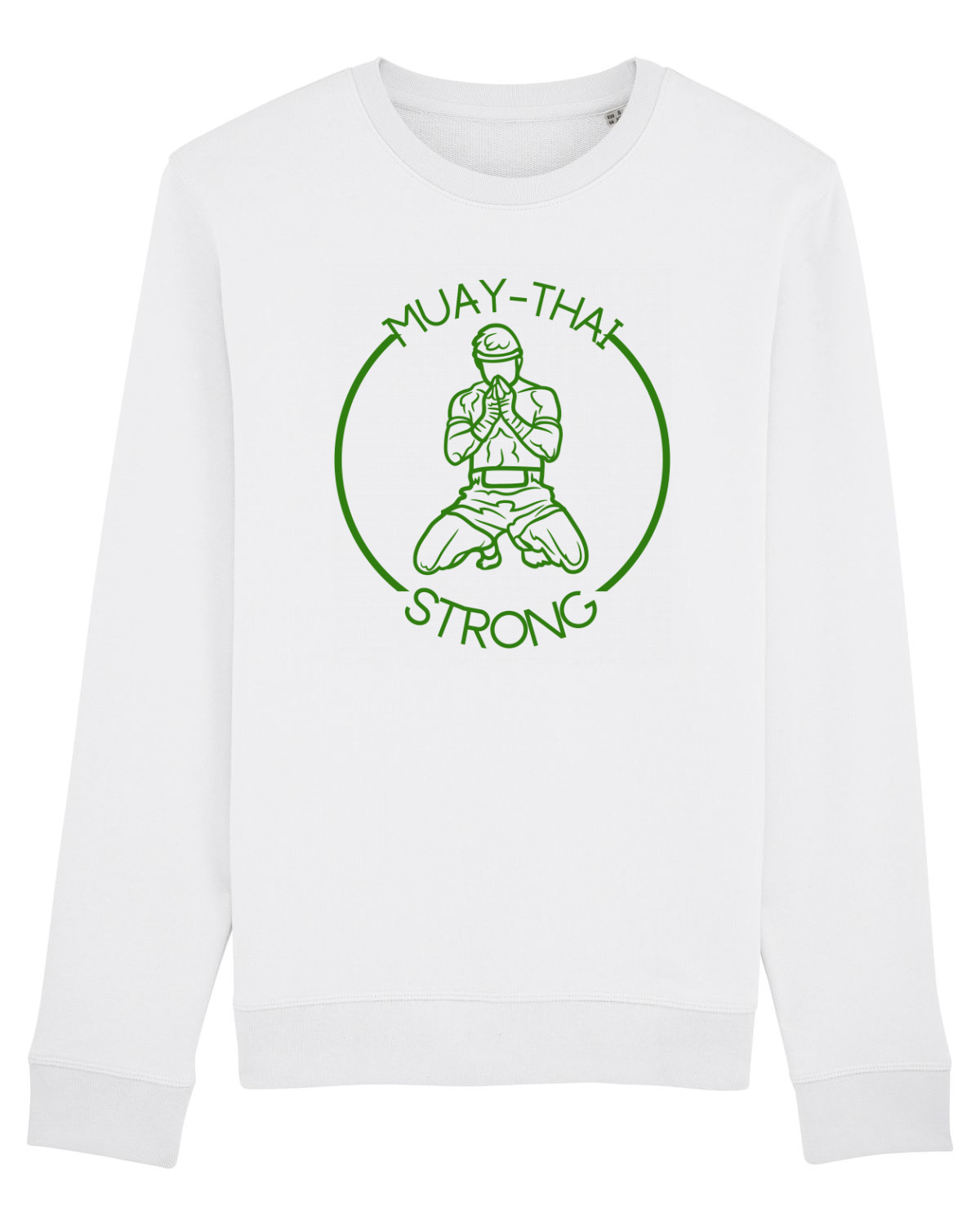 Bluză mânecă lungă Unisex Rise White