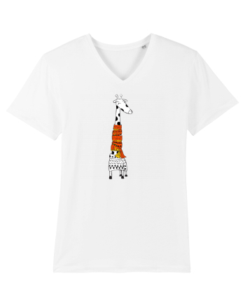 Girafa in dar White