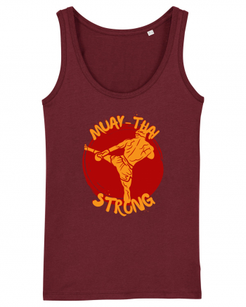 Box Tailandez. Muay Thai Burgundy