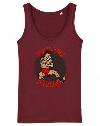 Box Tailandez. Muay Thai Burgundy