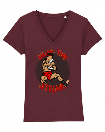 Box Tailandez. Muay Thai Burgundy