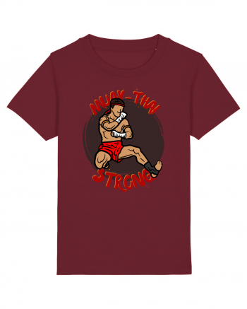 Box Tailandez. Muay Thai Burgundy