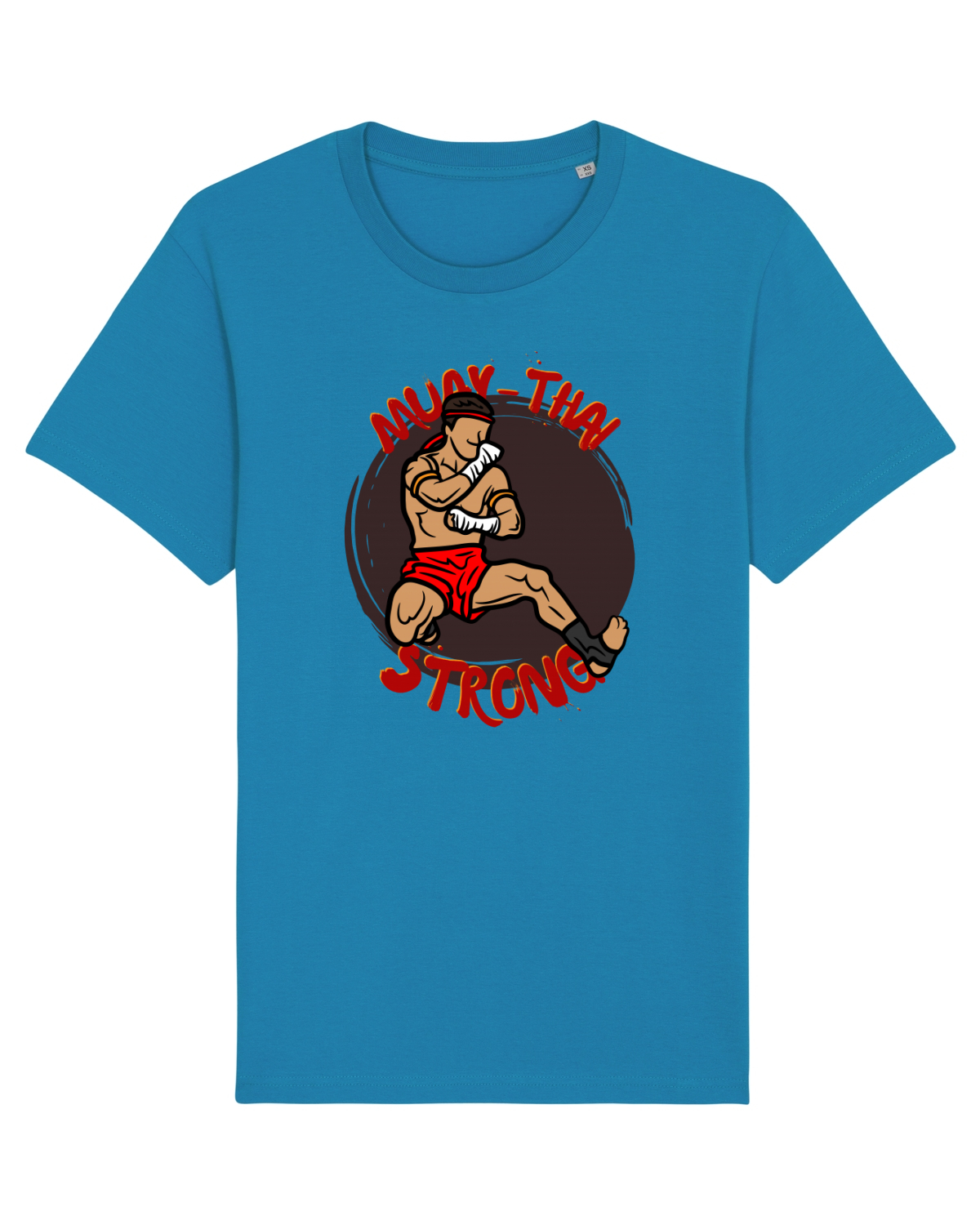 Tricou mânecă scurtă Unisex Rocker Azur