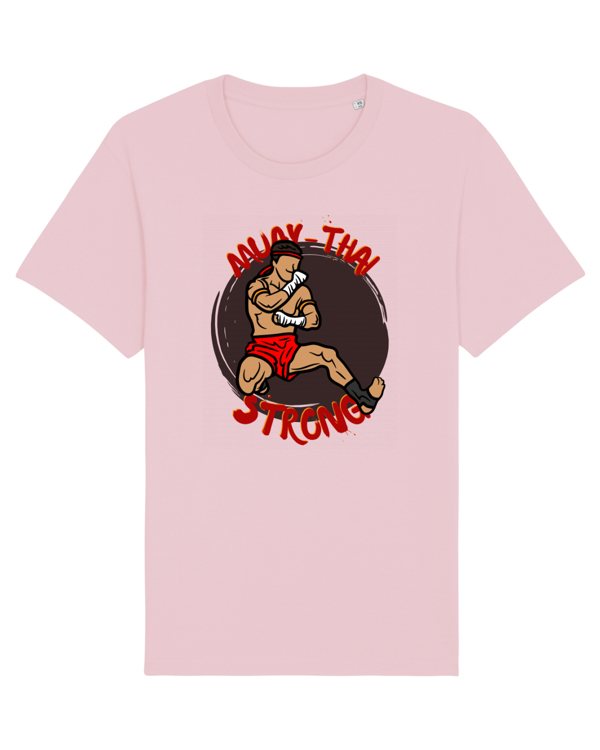 Tricou mânecă scurtă Unisex Rocker Cotton Pink