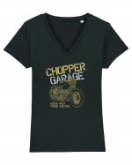 Chopper Garage Move Fast Tricou mânecă scurtă guler V Damă Evoker