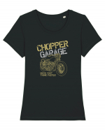 Chopper Garage Move Fast Tricou mânecă scurtă guler larg fitted Damă Expresser