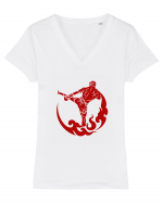 Box Tailandez. Muay Thai Tricou mânecă scurtă guler V Damă Evoker