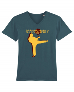 Kyokushin Karate  Tricou mânecă scurtă guler V Bărbat Presenter