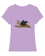 MELC TUNAT Tricou mânecă scurtă guler larg fitted Damă Expresser