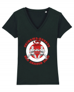 Kyokushin Karate  Tricou mânecă scurtă guler V Damă Evoker