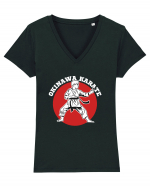 Kyokushin Karate  Tricou mânecă scurtă guler V Damă Evoker