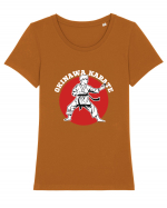 Kyokushin Karate  Tricou mânecă scurtă guler larg fitted Damă Expresser