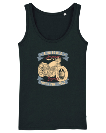 Born to Ride American Legend Motorcycle Black
