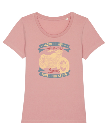 Born to Ride American Legend Motorcycle Canyon Pink