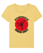 Kyokushin Karate  Tricou mânecă scurtă guler larg fitted Damă Expresser