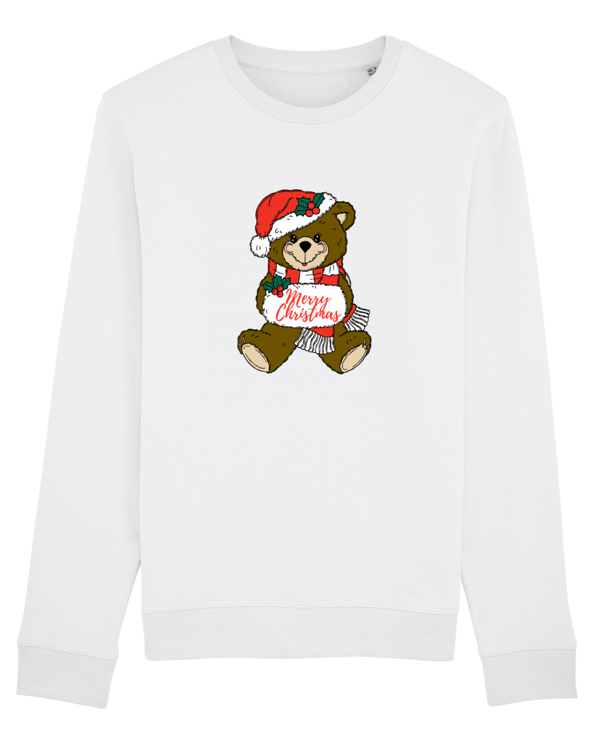 Bluză mânecă lungă Unisex Rise White